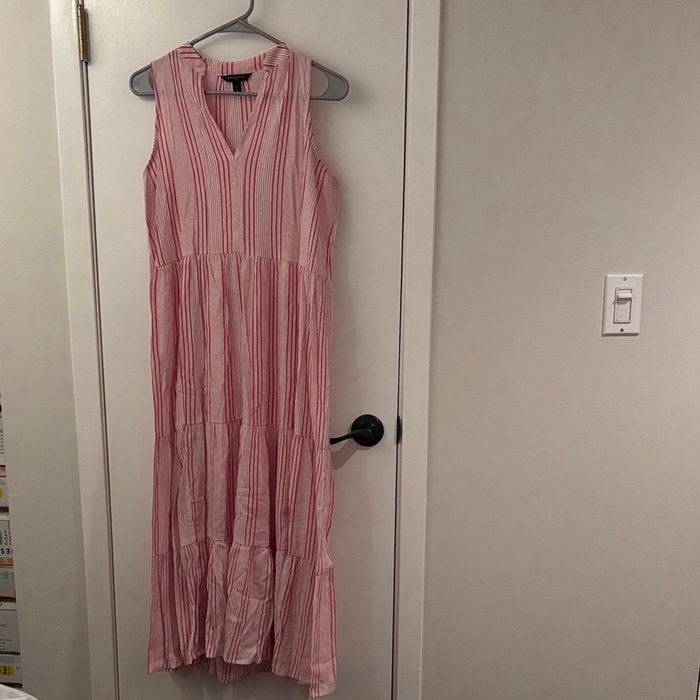 TWO OF THE SAME Banana Republic Pink and blue Striped Maxi Dress (SET OF 2)